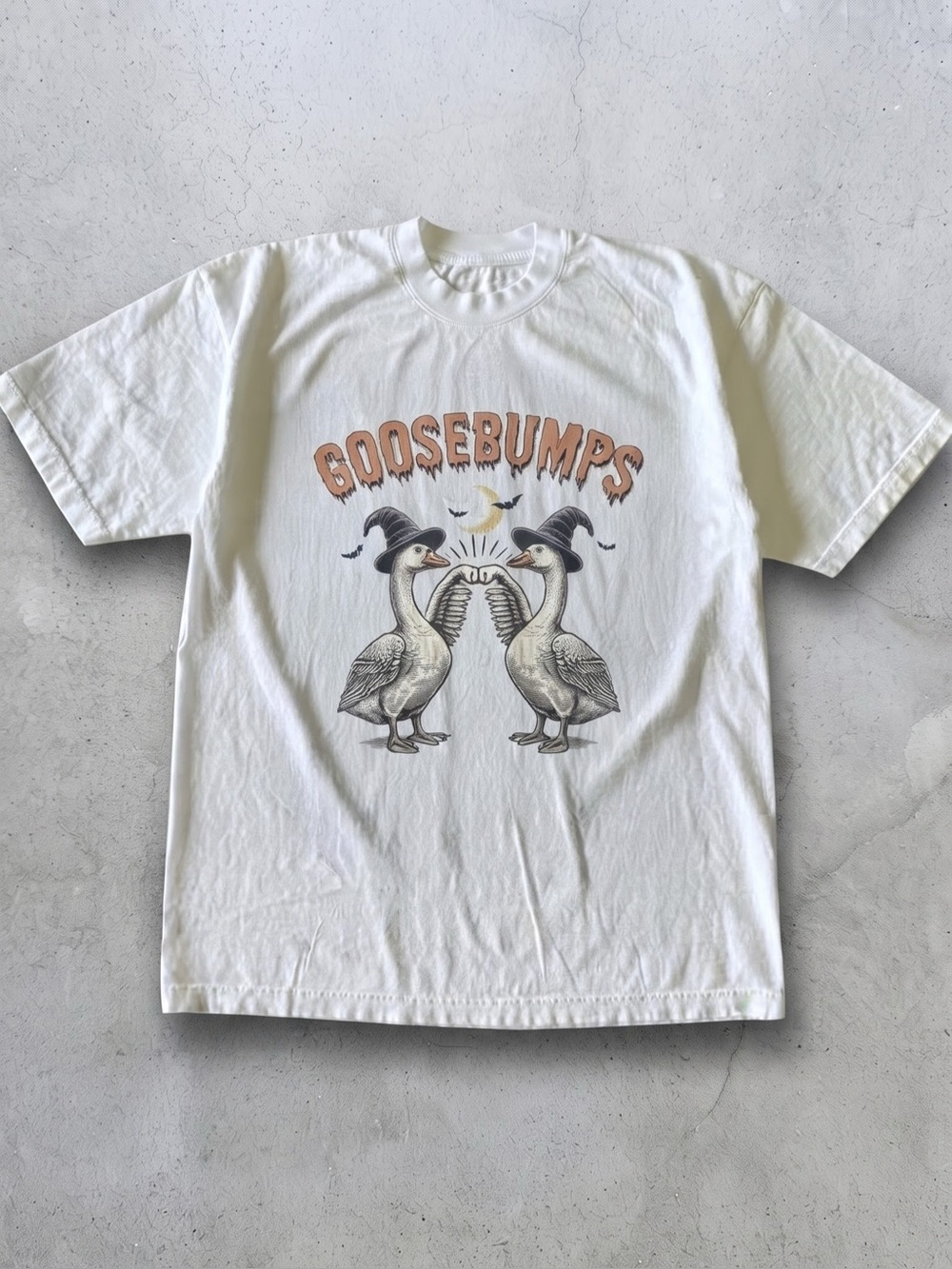 Gildan Goosebumps White Graphic Tee